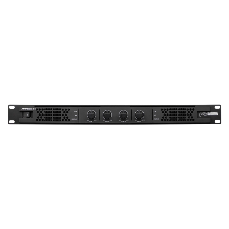 AUDIO LIVE/PA - Audiophony AMP500.4H amplificator 100V 4 canale, 4x400W, Class D, Dante Ready, rack 1U