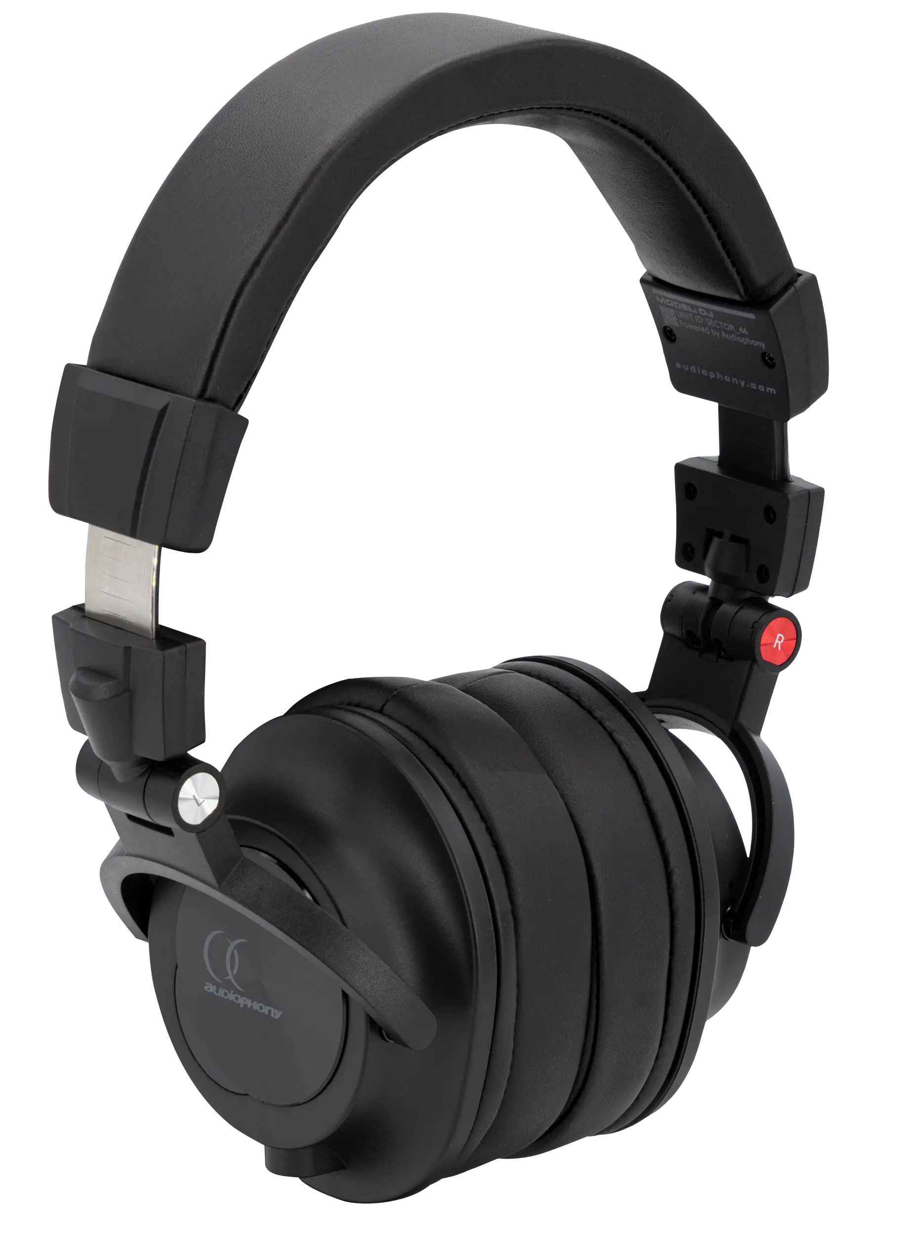 Casti DJ - Audiophony DJ căști DJ over-ear cu fir 50mm, cabluri detașabile