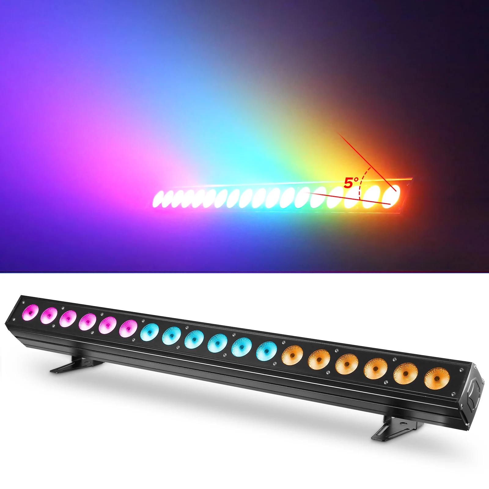 Bare LED - Bara LED 18 x 10W RGBWA+UV cu pixel control