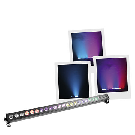 Efecte de lumina cu LED - BoomTone DJ ColorPix 24x3W RGB bara LED cu telecomanda