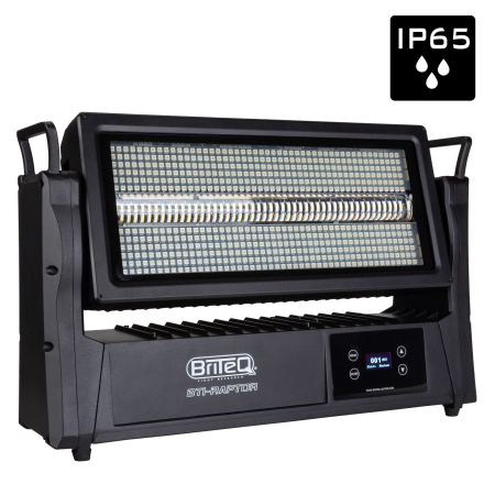 Efecte de lumina cu LED - Briteq BTI-Raptor Stoboscop CW si RGB cu Tilt si IP65