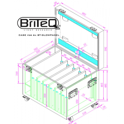 Briteq Case for 6x BT-GLOWPANEL [4]
