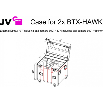Case Briteq CASE for 2x BTX-HAWK [2]