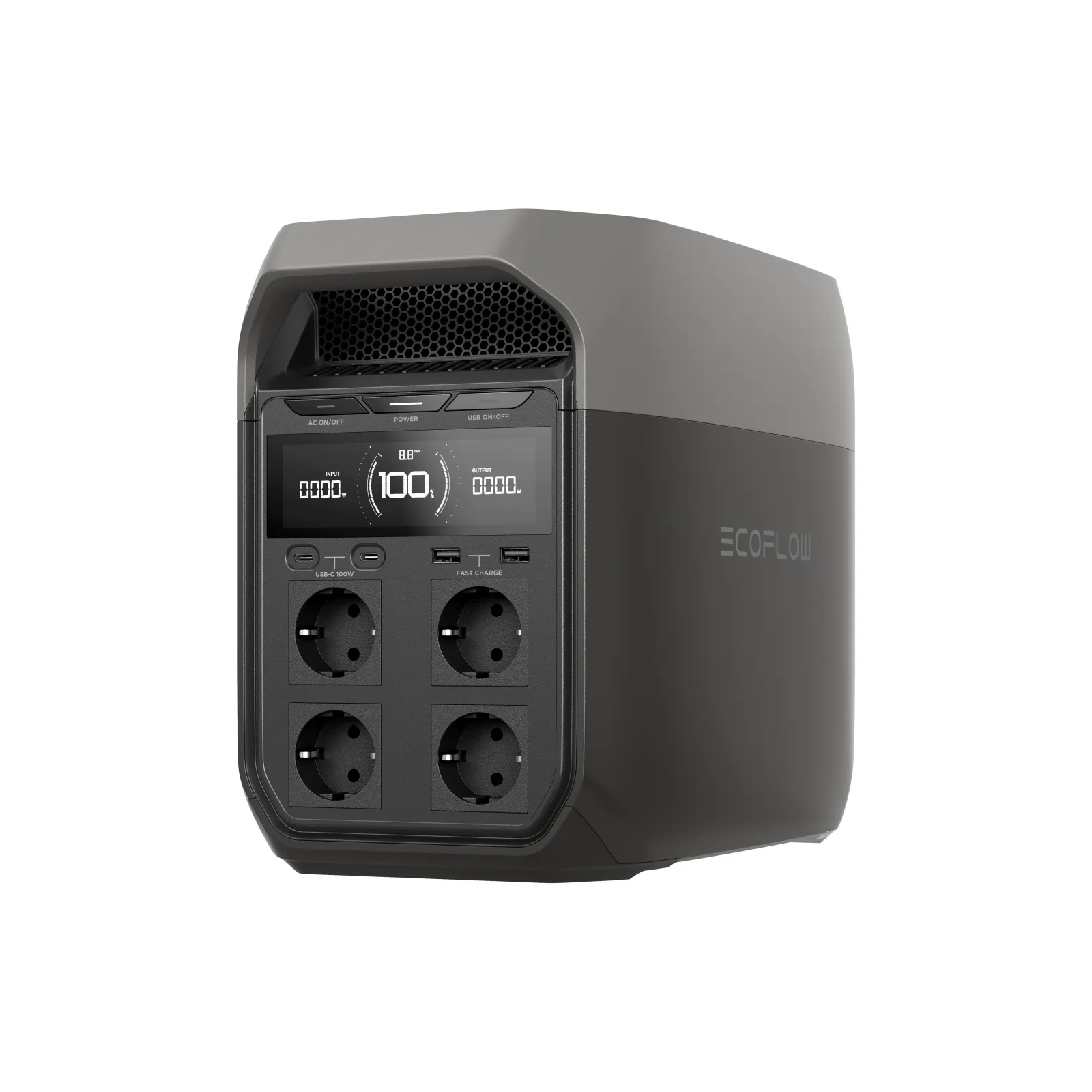 Generatoare solare - EcoFlow DELTA 3 stație alimentare portabilă 1024Wh, 1800W, LiFePO4, UPS, solar 500W