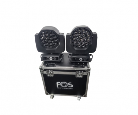 RESIGILATE - FOS Helix PRO 19x15W RGBW moving head wash cu zoom si caleidoscop