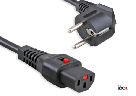 Prolights - IEC LOCK 3m 10A Cablu alimentare autoblocant