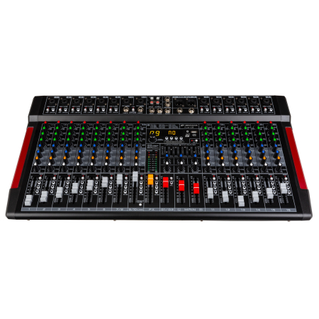 Mixere analogice si digitale - JB SYSTEMS Live 16 mixer analog fara amplificare cu 14 canale cu player USB si Bluetooth