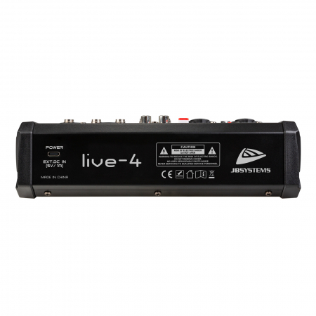 JB SYSTEMS Live 4 mixer digital fara amplificare cu 3 canale cu player USB si Bluetooth [1]