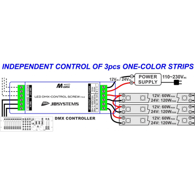 Controler DMX JBSYSTEMS LED DMX-CONTROL SCREW Mk2 [4]