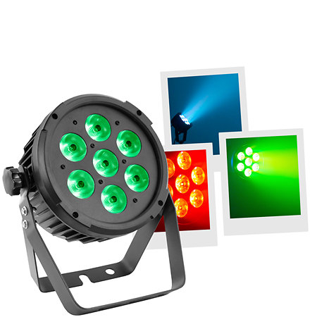 Lumini arhitecturale - Mac Mah FlatPar 7x12W RGBWA-UV 6 in 1