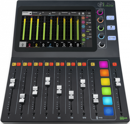 Mixere analogice si digitale - Mackie DLZ Creator live streaming audio mixer