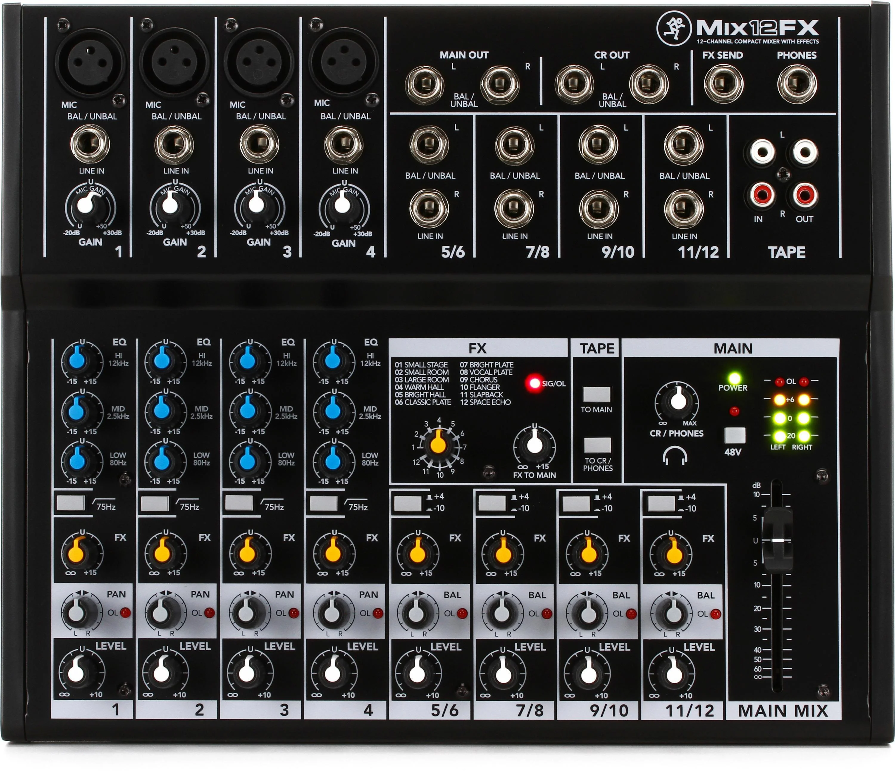 Mixere analogice si digitale - Mackie Mix12 mixer analogic 12 canale