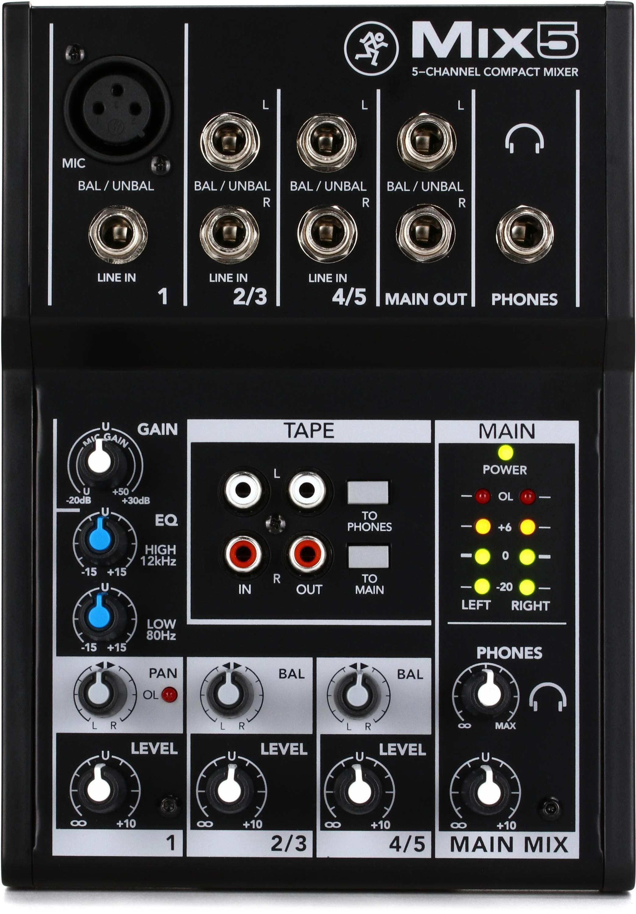 Mixere analogice si digitale - Mackie Mix5 mixer analogic 5 canale