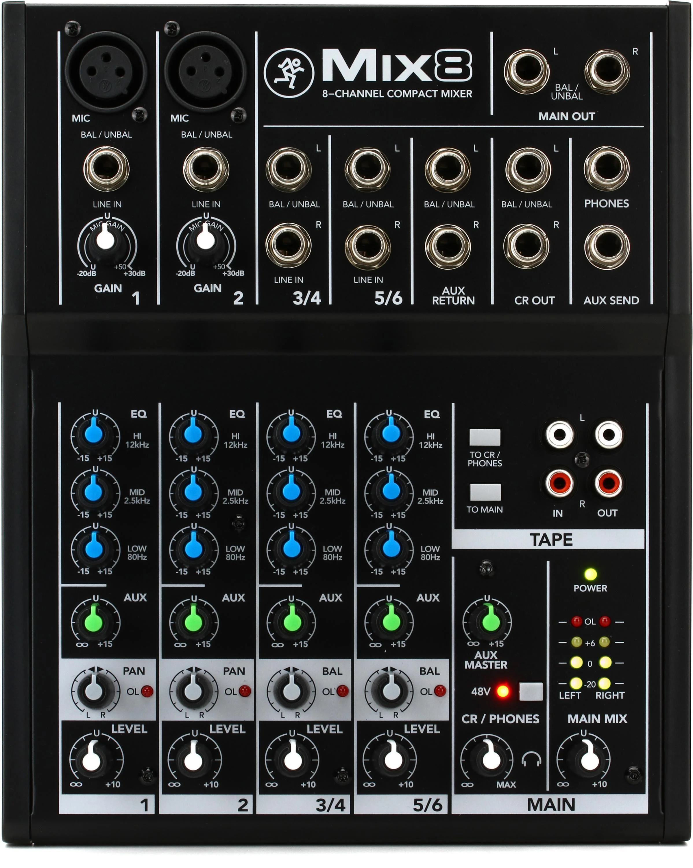 Mixere analogice si digitale - Mackie Mix8 mixer analogic 8 canale