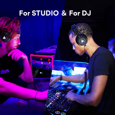 Maono AU-MH601 casti monitorizare pentru studio, podcast si DJ [2]
