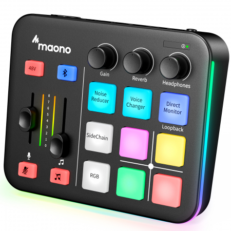 Mixere analogice si digitale - Maonocaster G1 NEO mixer audio streaming