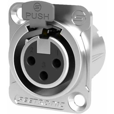 CABLURI & CONECTORI - Mufa XRL pannel Seetronic SETMK3F2CS