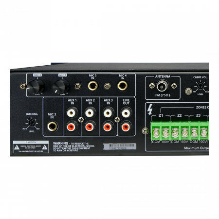 Next Audiocom MX350 Mixer și Amplificator de linie cu 6 zone și telecomandă [4]