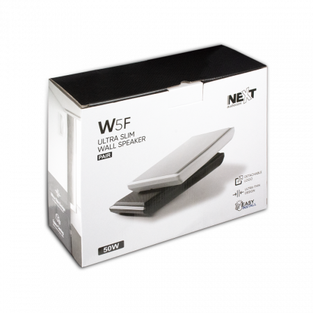 Next Audiocom W5F Albe set boxe de perete ultrasubțiri de 50W în 8 Ohm [7]