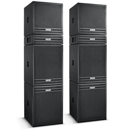 AUDIO LIVE/PA - NEXT Proaudio PX System complet - 2xPXH64 + 4xPXL118 + 2xPXA8001