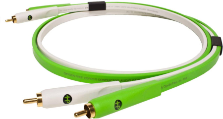 Cablu semnal echipat - Oyaide NEO d+ RCA Class B cablu stereo RCA–RCA 1m, OFC 18AWG, conectori aur 24K
