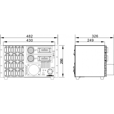 Briteq PD-63SH/GERMAN distributie de curent [11]