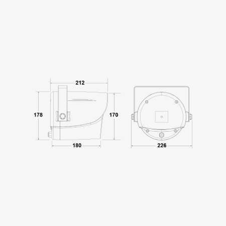 Audiophony PA PHP530 proiector de sunet de exterior 30W [3]