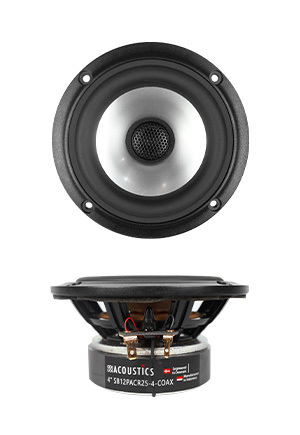 Coaxial - SB Acoustics SB12PACR25-4-COAX difuzor coaxial 4” aluminiu, 4Ω
