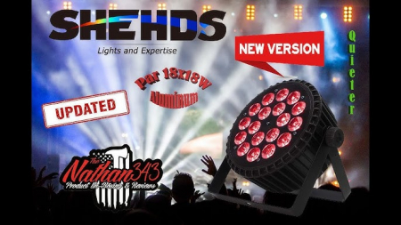 SHEHDS LED Flat Par 18x18W RGBW [2]
