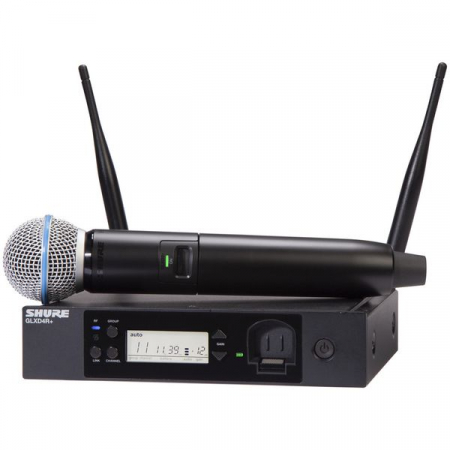 Microfoane - Shure GLX24R+/BETA58 Sistem wireless cu microfon BETA58 varianta pentru Rack