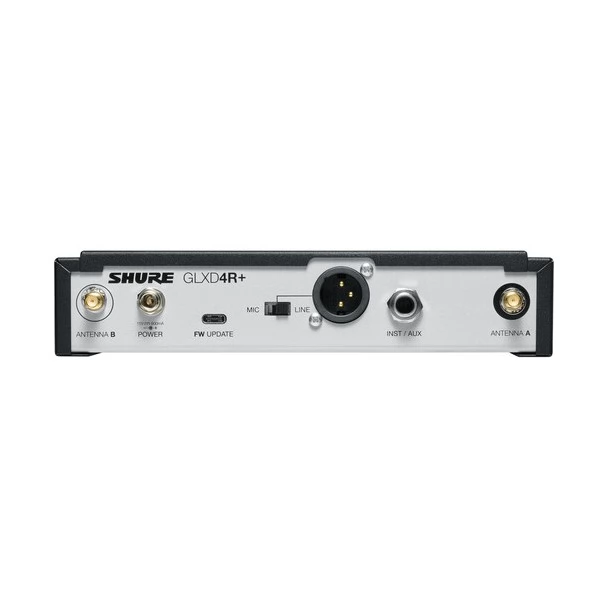 Shure GLXD24R+/SM58 Sistem wireless cu microfon SM58 varianta pentru Rack [2]