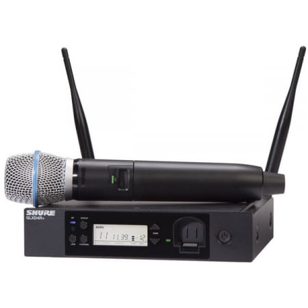 Microfoane - Shure GLXD24R+/BETA87 Sistem wireless cu microfon BETA87 varianta pentru Rack