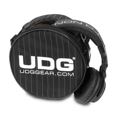 UDG Ultimate Headphone Bag Black/Grey Stripe [1]