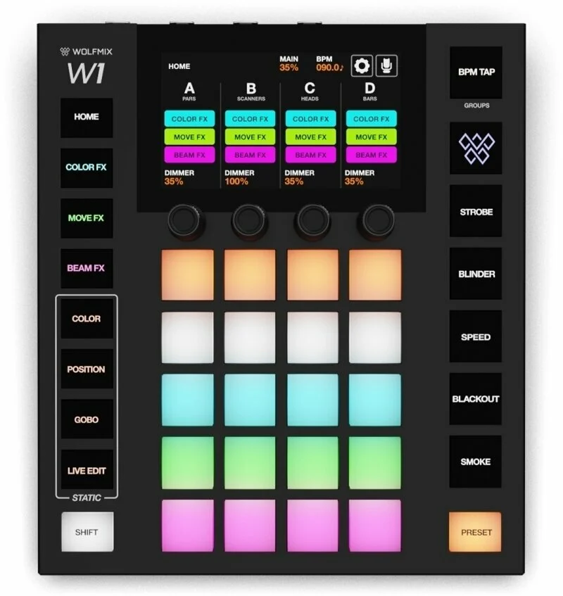 Controller DMX - WOLFMIX W1 MK2 Controler independent DMX