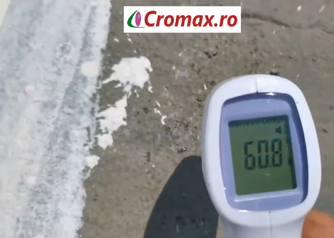 Test termoizolatie cu termoscaner Cromizolant - Cauciuc Lichid