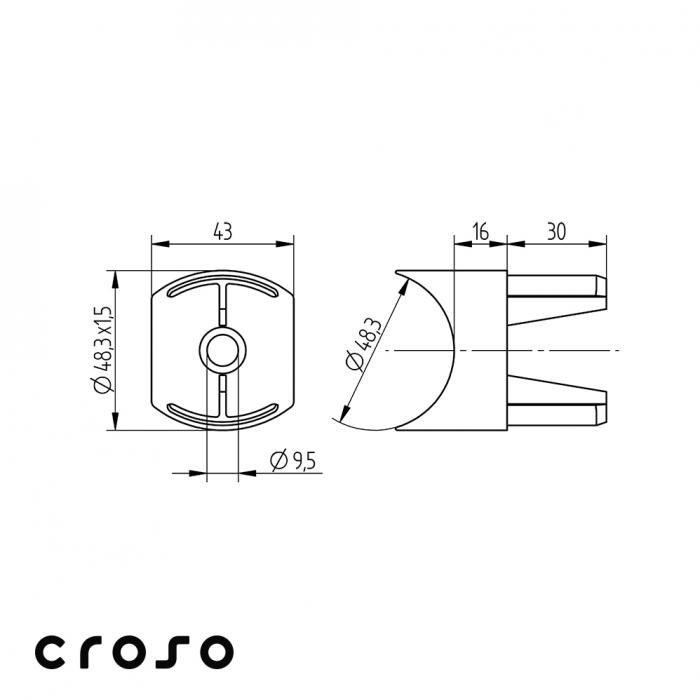 Adapter Anyag KO35 Felület Csiszolt [2]