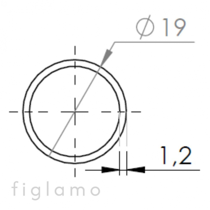 Stabilisatorstange Ø19 Oberfläche Hocjglanzpoliert Material V2A [2]