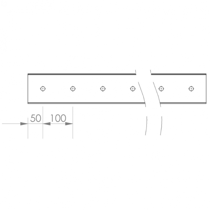 Linienbefestigung mit thermischer Trennung [2]