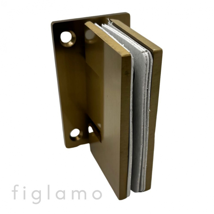 üveg-fal 90° szimmetrikus Felület csiszolt bronz-arany Anyag KO33 üveg [mm] 8 - 10 [1]