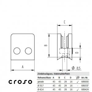 45x45 [zamac_csiszolt] Anyag Zamac Felület Csiszolt Oszlop [mm] Lapos Felület üveg [mm] 6 - 10,38 Elhelyezés *** [1]