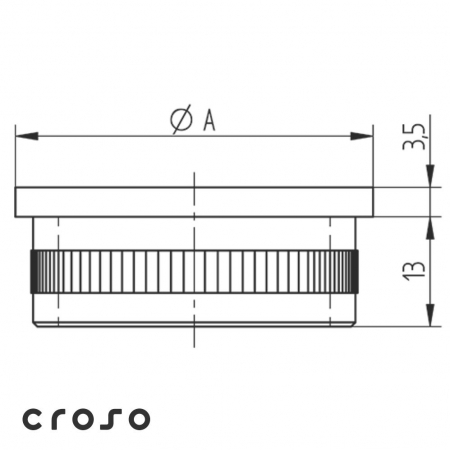 ravna točka Ø21,3-101,6 x 2,0 Ø A [mm] 26,9 x 2,0 Materijal AISI 316 Površinski Učinak Od Nehrđajućeg čelika [1]