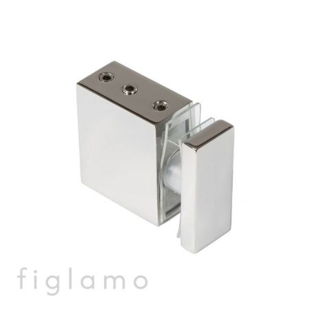 fixare perete/sticla pt. 30x10 Finisaj Satinat Material AISI 304 Sticla [mm] 6 - 12 [4]