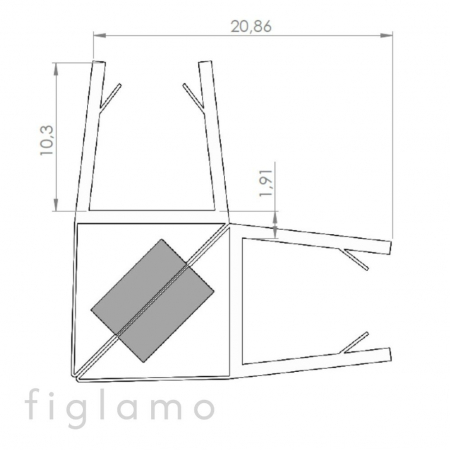 magnetické tesnenie 90/180° transp/čierna Povrch čierna Materiál PVC Sklo [mm] 8,00 [1]