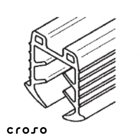 Accesorii de conectare tuburi inox balustrada sticla - Garnitura nut 24x24