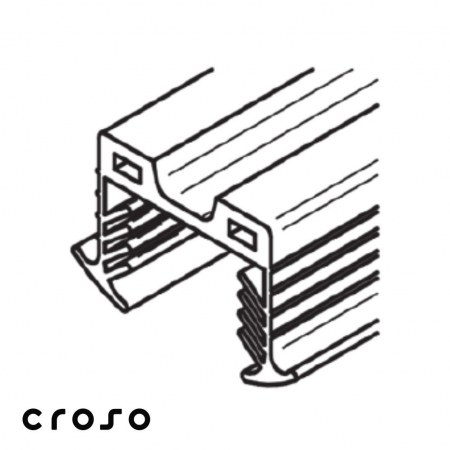 Accesorii de conectare tuburi inox balustrada sticla - Garnitura nut 27x18,7