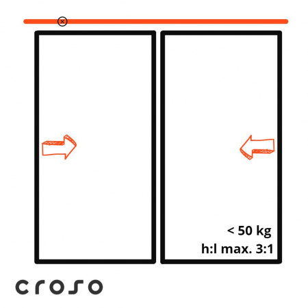 Posuvné dvere - Portavant M50 (< 50kg)