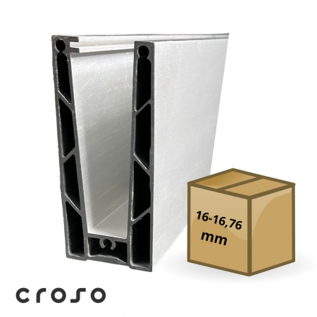 pregradna šina - Set sidro profil U oblik 8+8