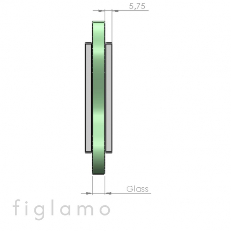 üveg-üveg 180° Felület Csiszolt Anyag KO33 üveg [mm] 8 - 10 [2]
