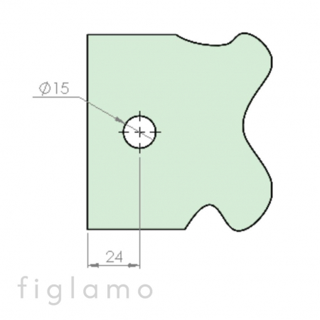 glas-glas 180° Oberfläche Geschliffen Glas [mm] 6 - 10 Material V2A [2]