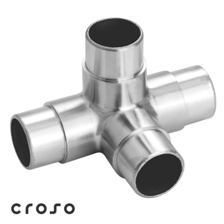 Fara categorie - T‑spojnica CN4593000 inox satin Ø 42,4 mm
